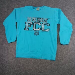 Comfort Colors Mens Sweater Small Light Blue‎ Crewneck Pullover